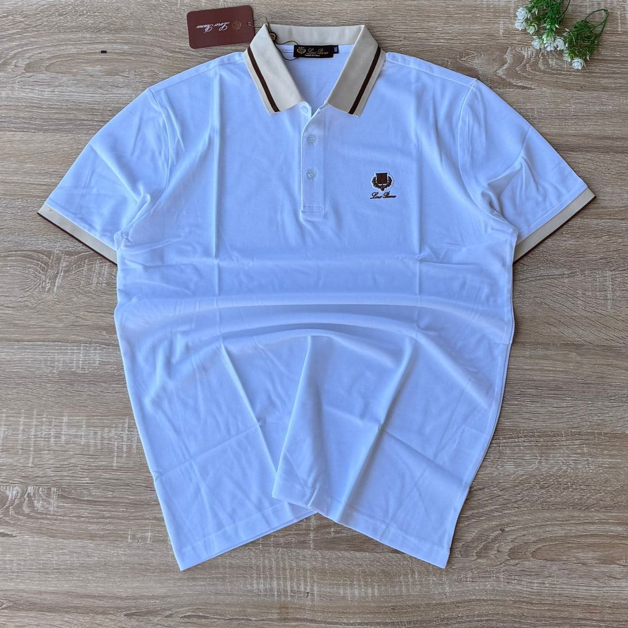 Versace polo white