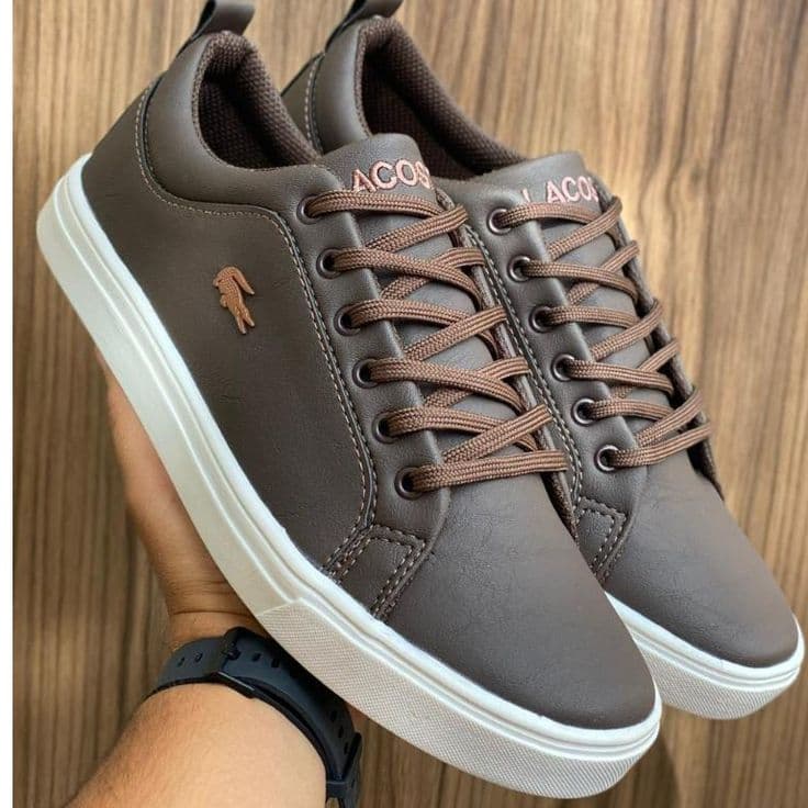 Brown Leather Casual Sneaker