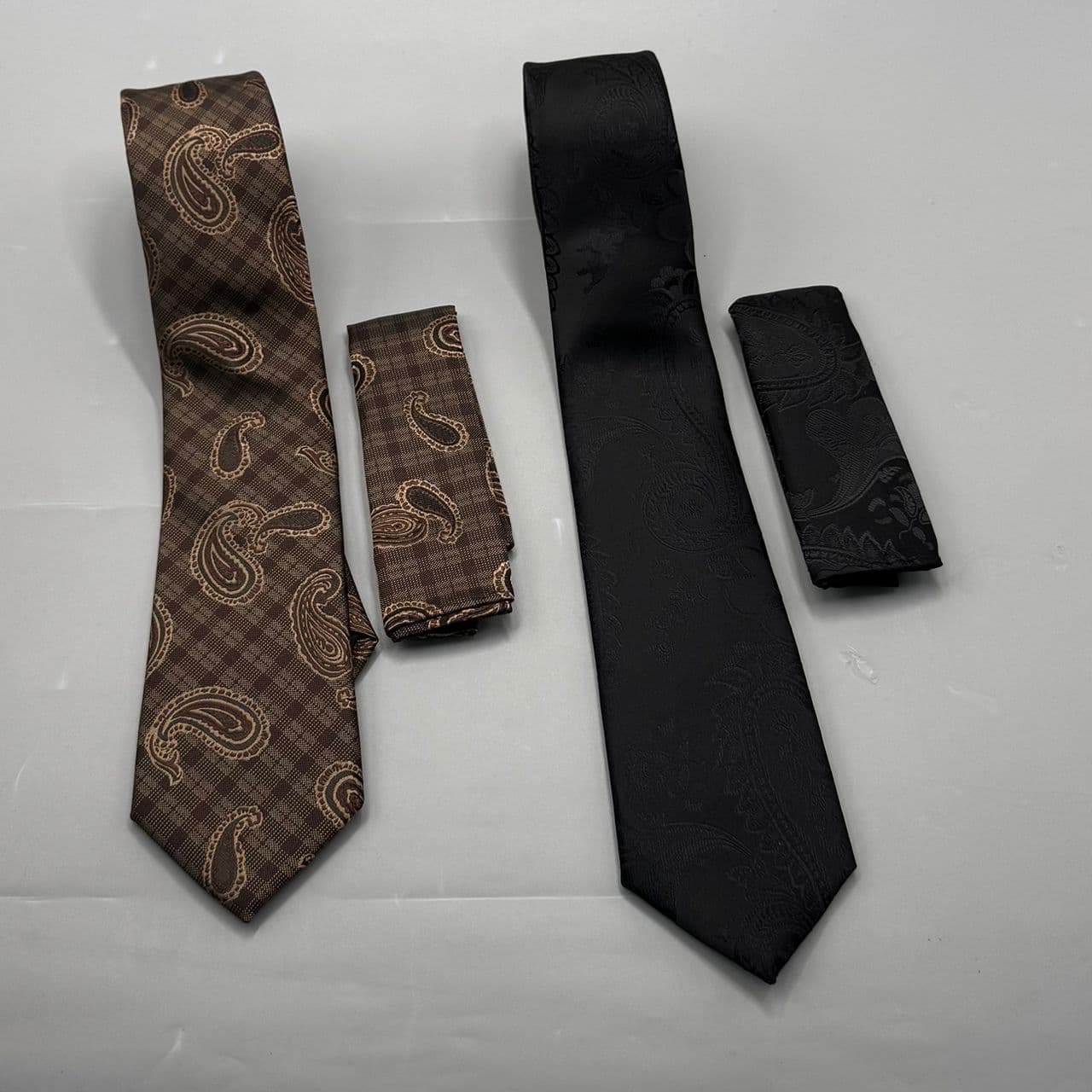 Tie & Pocket Square Set — Style 09